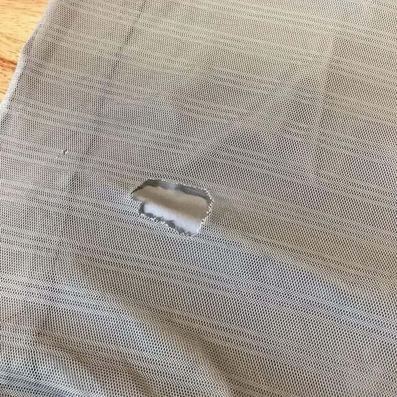 Men's Adidas‎ 1/4 Zip Climaproof Golf Jacket Windbreaker Tan - Flaw - Picture 11 of 13